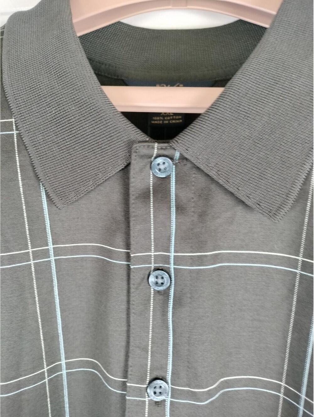Brooks Brothers "346" Men’s XXL Mercerized Cotton Polo Dark Olive Green Plaid